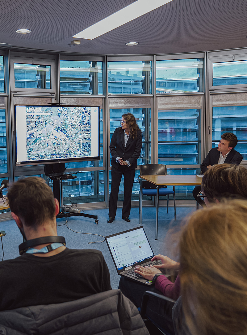 Press conference on monitoring of cultural heritage.