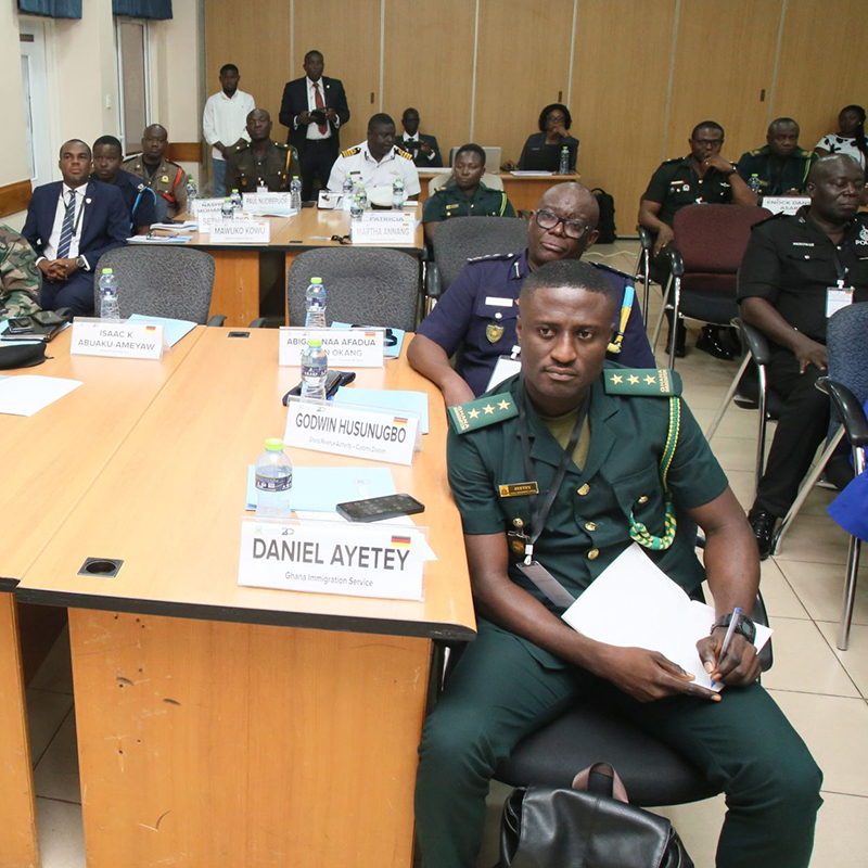 Participants in an advanced training session of West African Security forces