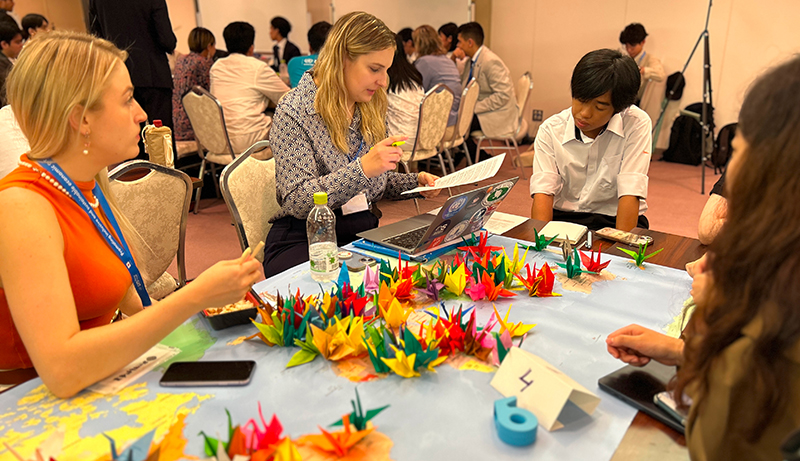 Participants in the Youth Leader Fund for a World Without Nuclear Weapons (YLF) Programme.