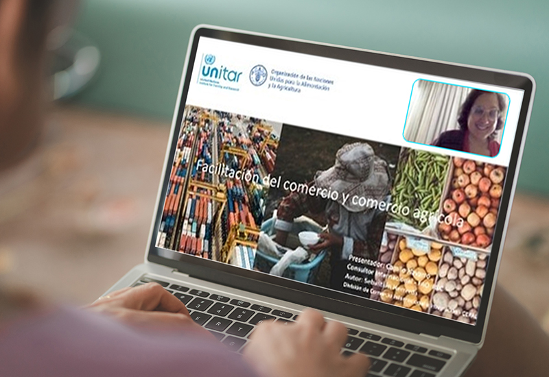 UNITAR-FAO training and webinar.